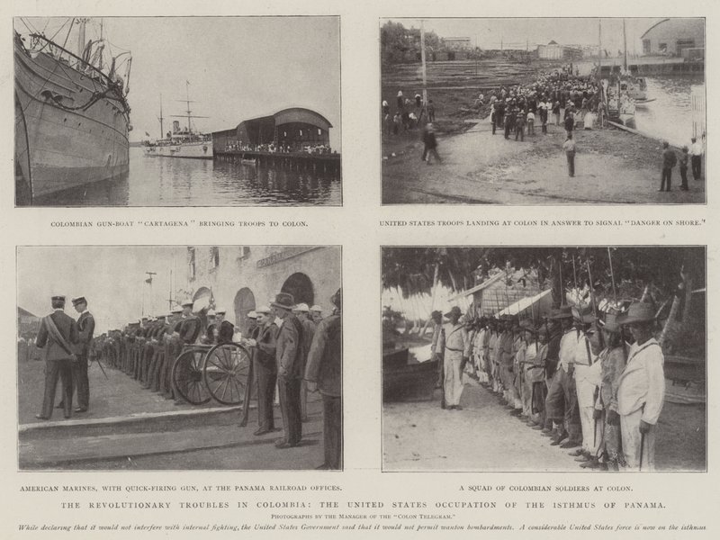 The Revolutionary Troubles in Colombia, the United States Occupation of the Isthmus of Panama by English Photographer