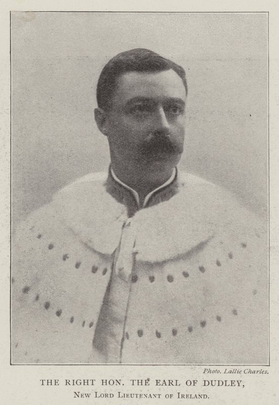 The Right Honourable the Earl of Dudley, New Lord Lieutenant of Ireland by English Photographer
