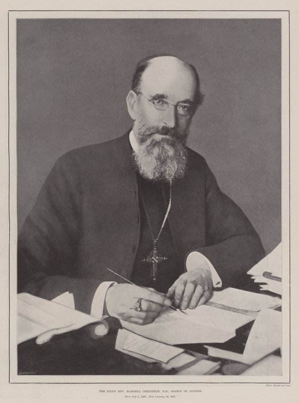 The Right Reverend Mandell Creighton, DD, Bishop of London by English Photographer