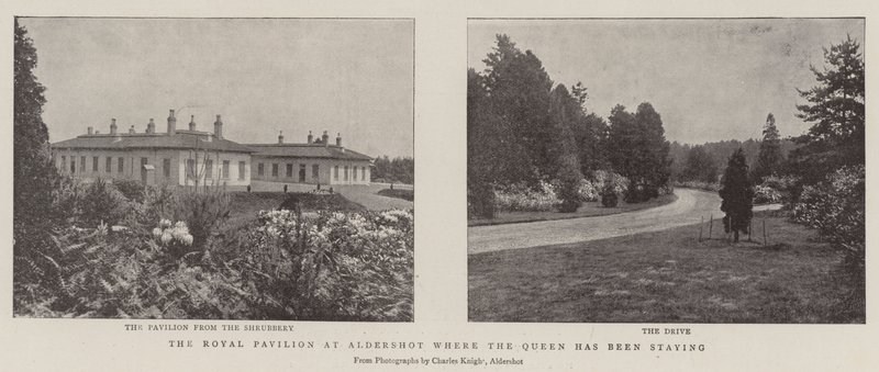 The Royal Pavilion at Aldershot where the Queen has been staying by English Photographer