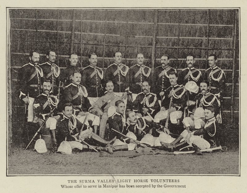 The Surma Valley Light Horse Volunteers by English Photographer