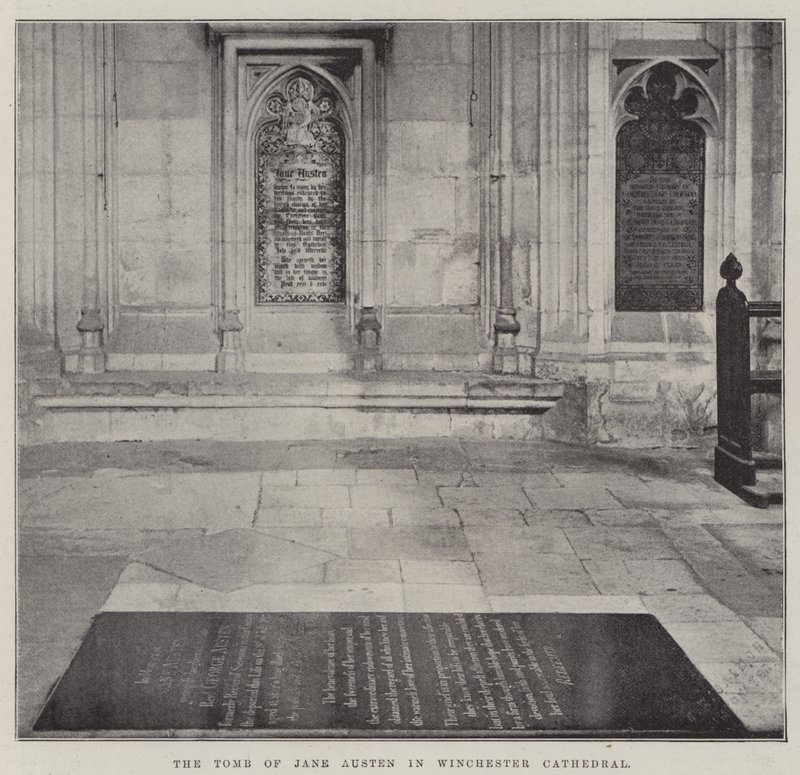 The Tomb of Jane Austen in Winchester Cathedral by English Photographer