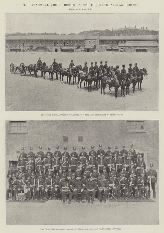 The Transvaal Crisis, British Troops for South African Service by English Photographer