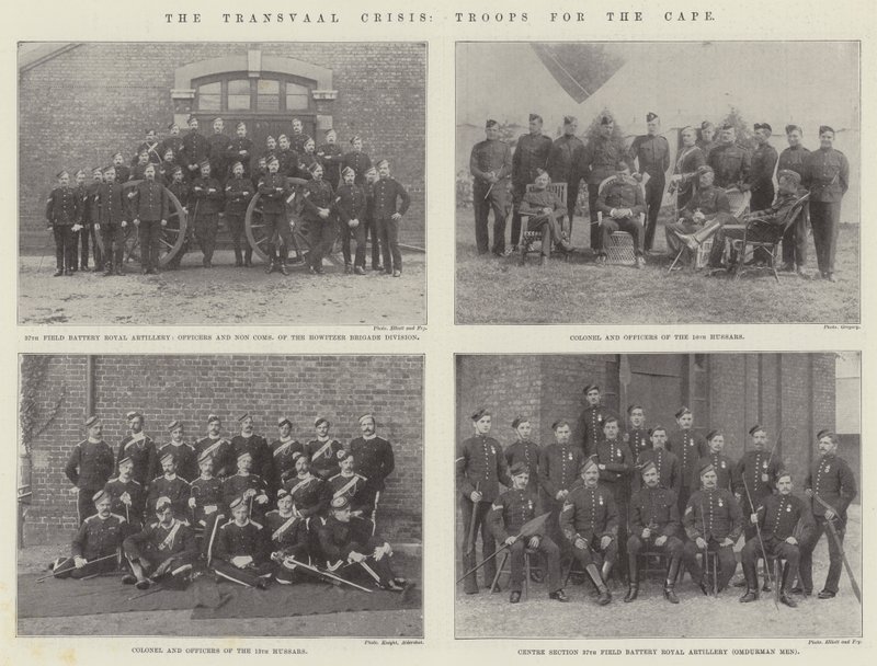 The Transvaal Crisis, Troops for the Cape by English Photographer