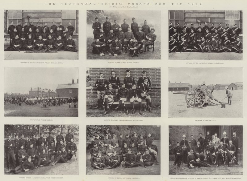 The Transvaal Crisis, Troops for the Cape by English Photographer