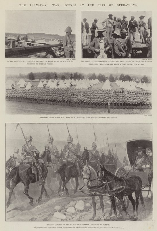 The Transvaal War, Scenes at the Seat of Operations by English Photographer