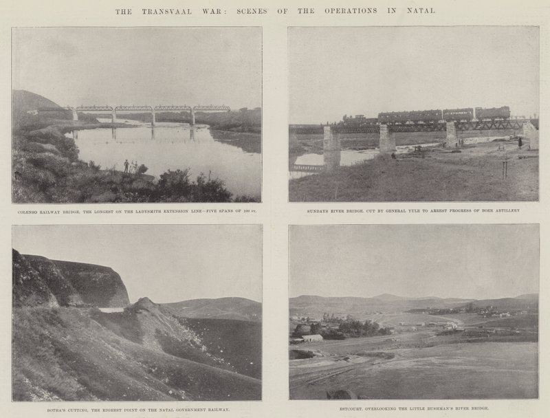 The Transvaal War, Scenes of the Operations in Natal by English Photographer