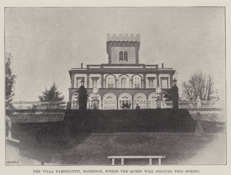 The Villa Fabbricotti, Florence, where the Queen will sojourn this Spring by English Photographer