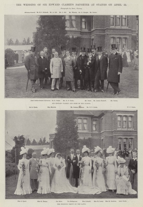 The Wedding of Sir Edward Clarke