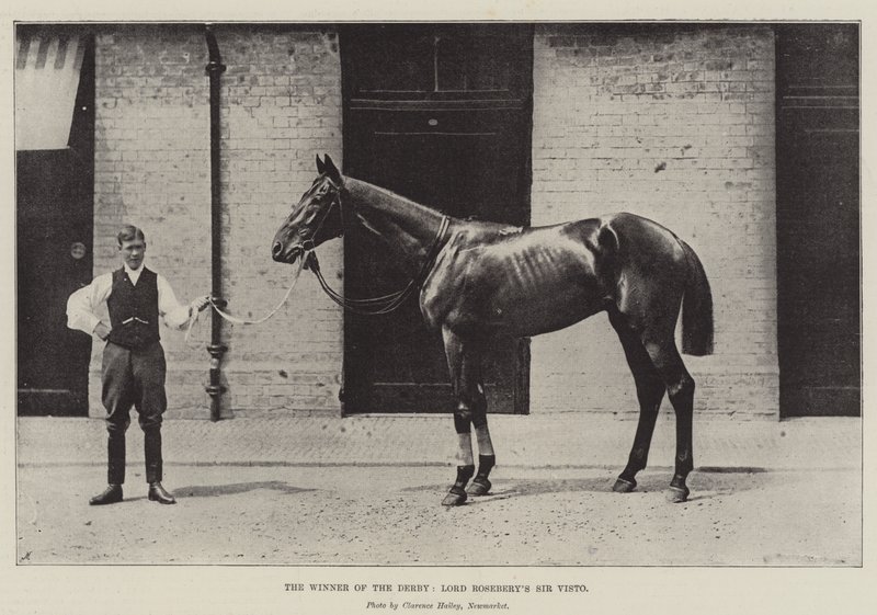 The Winner of the Derby, Lord Roseberys Sir Visto by English Photographer