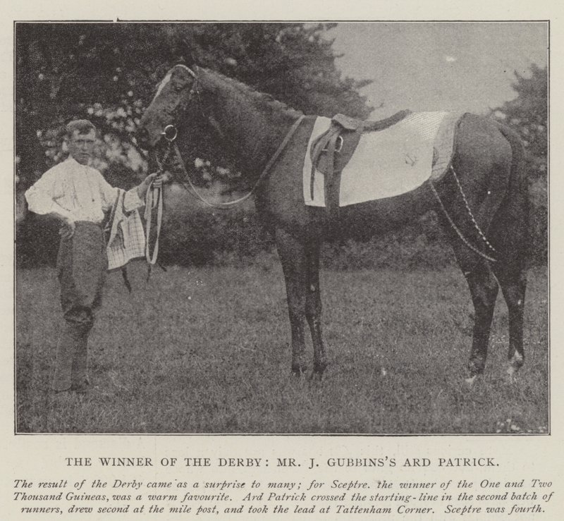 The Winner of the Derby, Mr J Gubbins