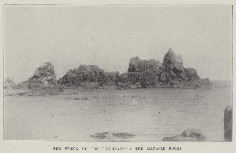 The Wreck of the Mohegan, the Manacle Rocks by English Photographer