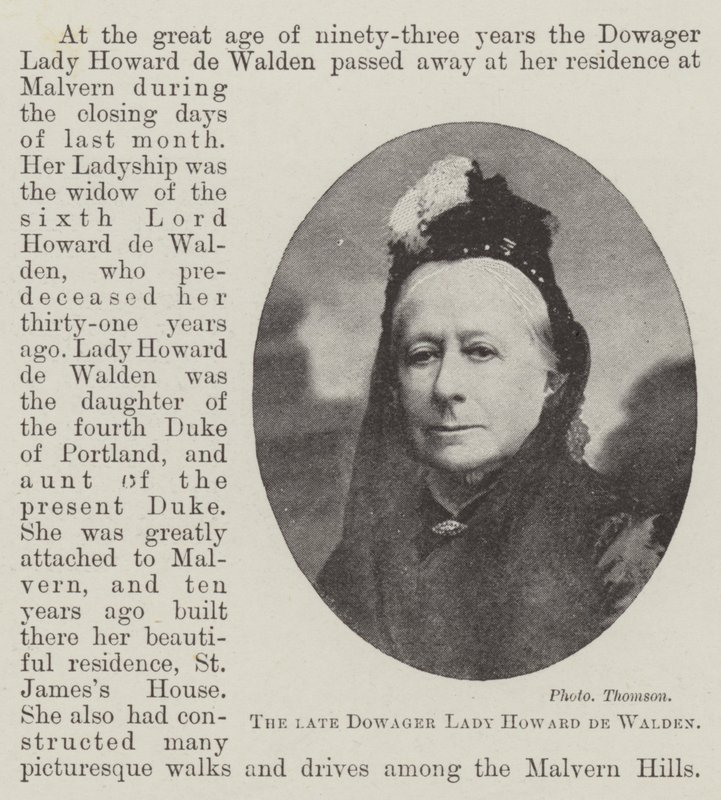 The Late Dowager Lady Howard de Walden by English Photographer