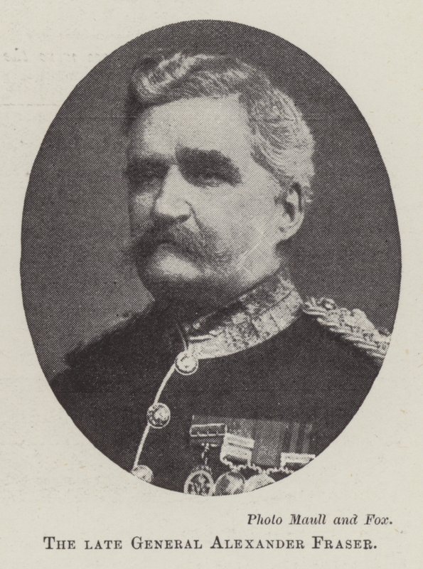 The Late General Alexander Fraser by English Photographer