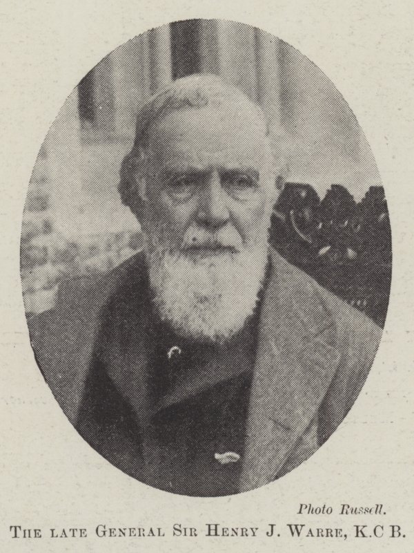 General Sir Henry J Warre, KCB by English Photographer
