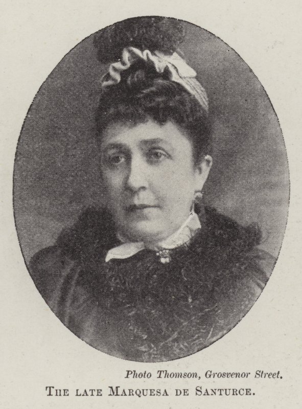 The late Marquesa de Santurce by English Photographer