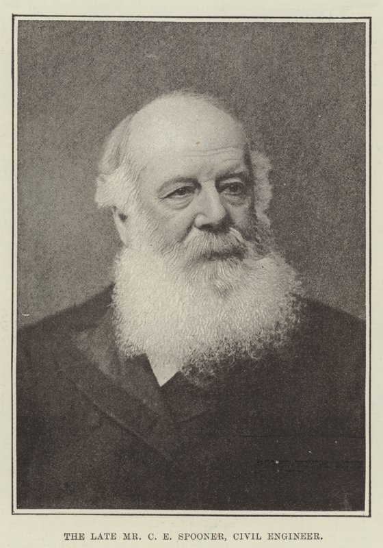 The Late Mr C E Spooner, Civil Engineer by English Photographer
