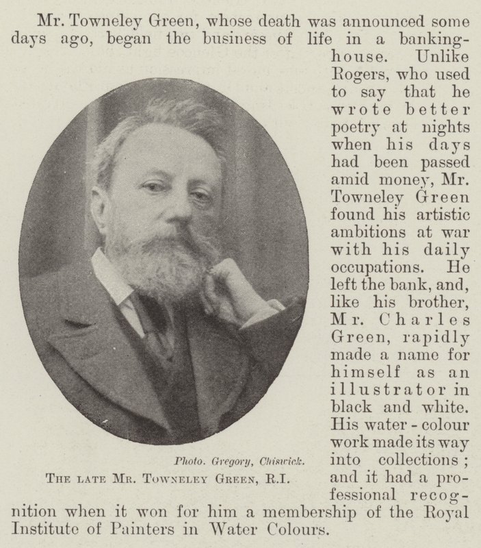 The Late Mr. Towneley Green, RI by English Photographer