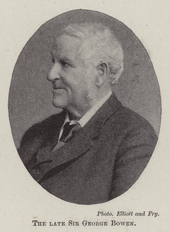 The Late Sir George Bowen by English Photographer