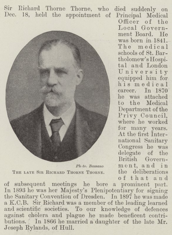 Sir Richard Thorne Thorne by English Photographer