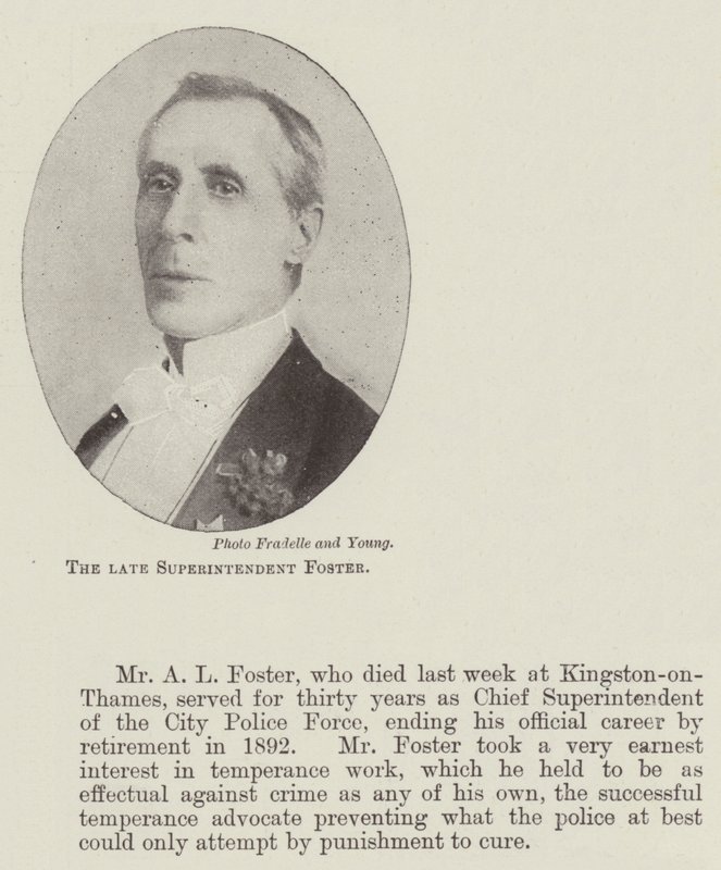 The Late Superintendent Foster by English Photographer