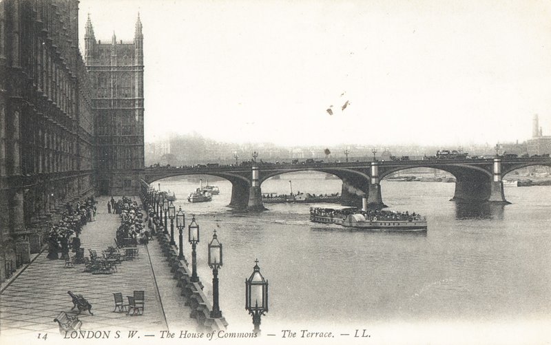 The Terrace of the House of Commons by English Photographer