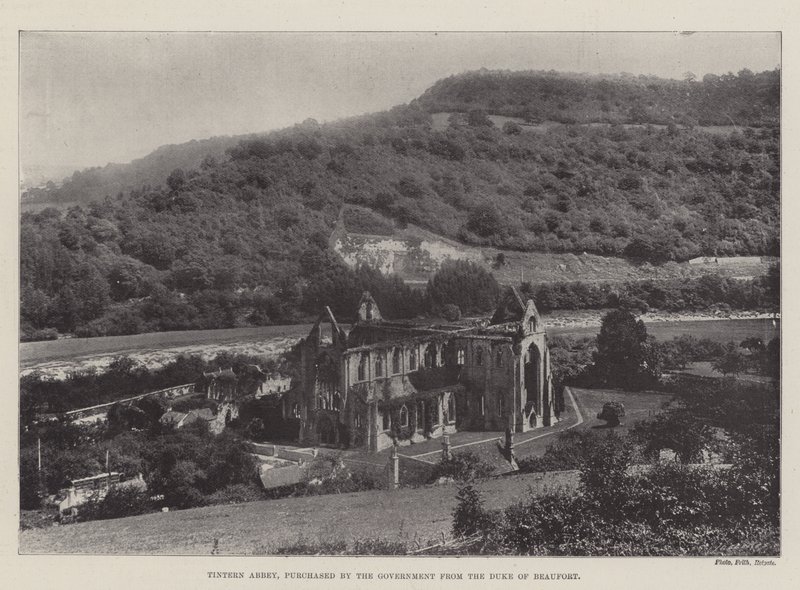 Tintern Abbey, purchased by the Government from the Duke of Beaufort by English Photographer