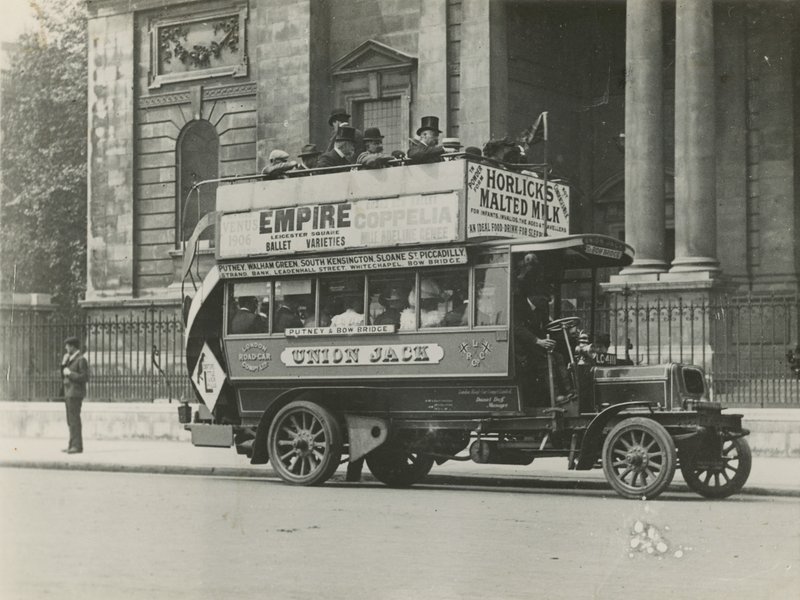 Union Jack Omnibus by English Photographer