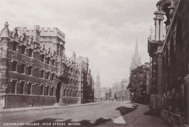 University College, High Street, Oxford by English Photographer
