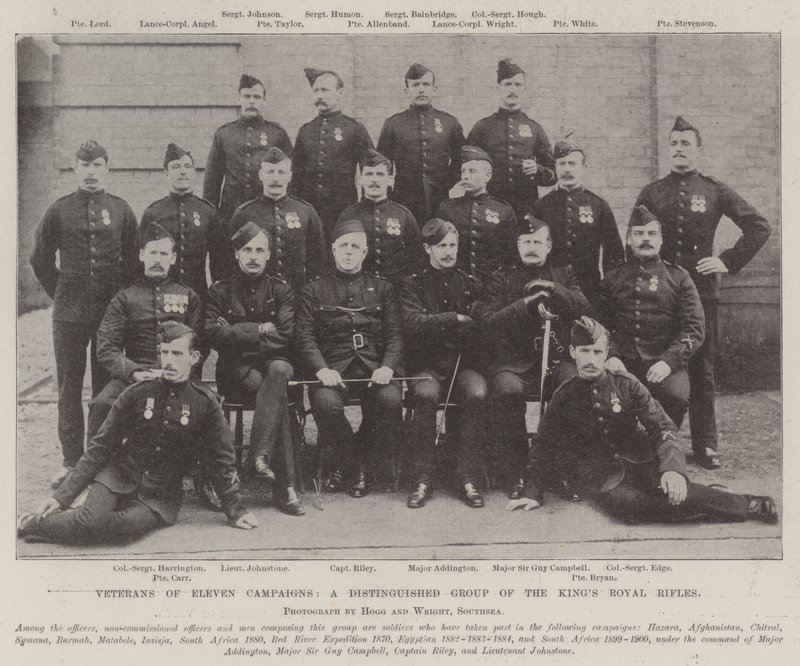 Veterans of Eleven Campaigns, a Distinguished Group of the King