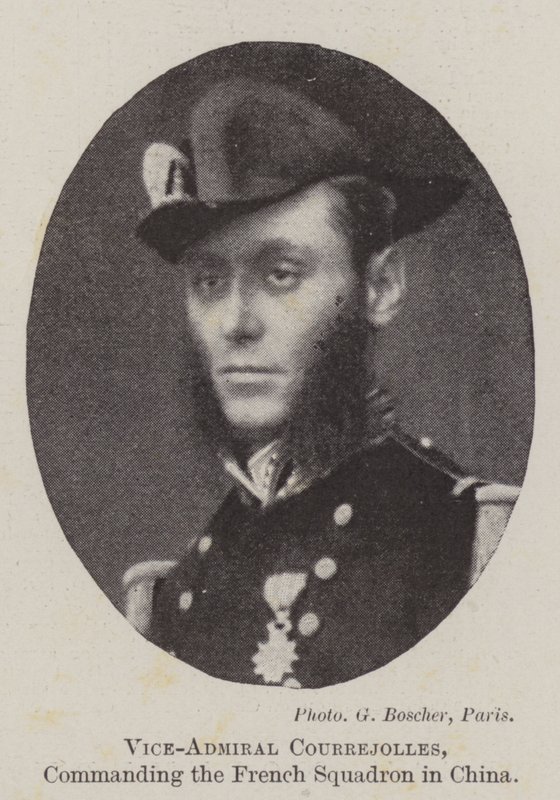 Vice-Admiral Courrejolles, Commanding the French Squadron in China by English Photographer