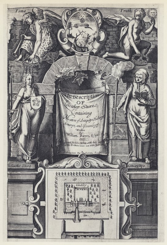 W Burton, The Description of Leicester Shire, I White 1622 by English Photographer
