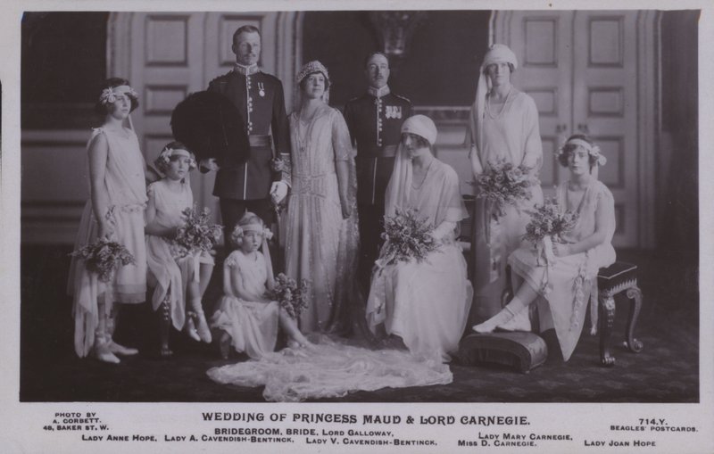 Wedding of Princess Maud and Lord Carnegie by English Photographer