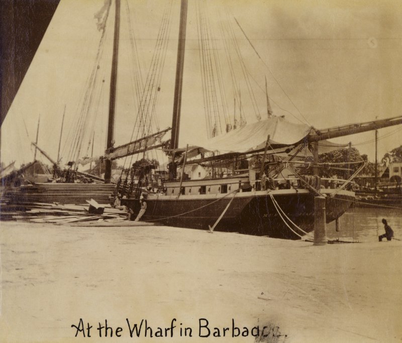 Wharf, Bridgetown, Barbados by English Photographer