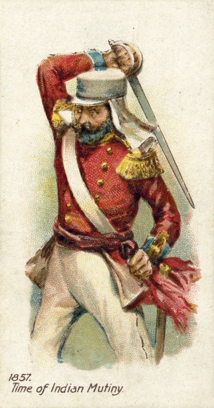 1857, Time of Indian Mutiny by English School