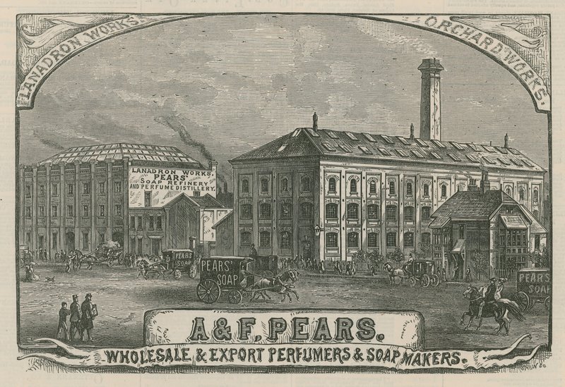 A & F Pears, Wholesale and Export Perfumers and Soapmakers by English School