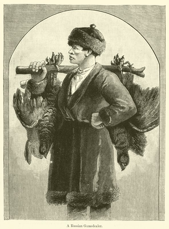 A Russian Gamedealer by English School