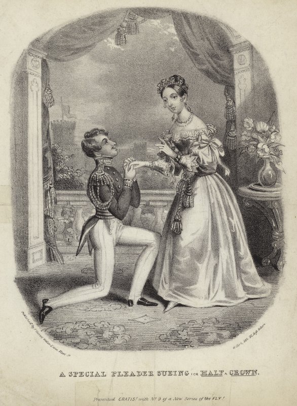 A Special Pleader Suing for Half a Crown by English School