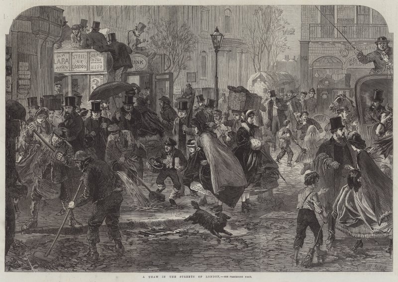 A Thaw in the Streets of London by English School