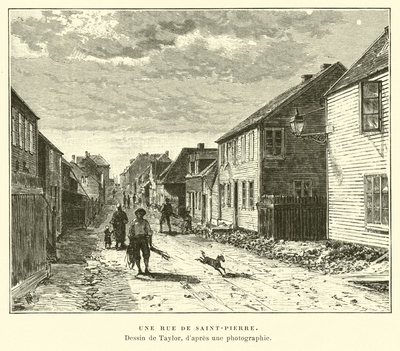 A Street in Saint-Pierre, Saint Pierre and Miquelon by English School