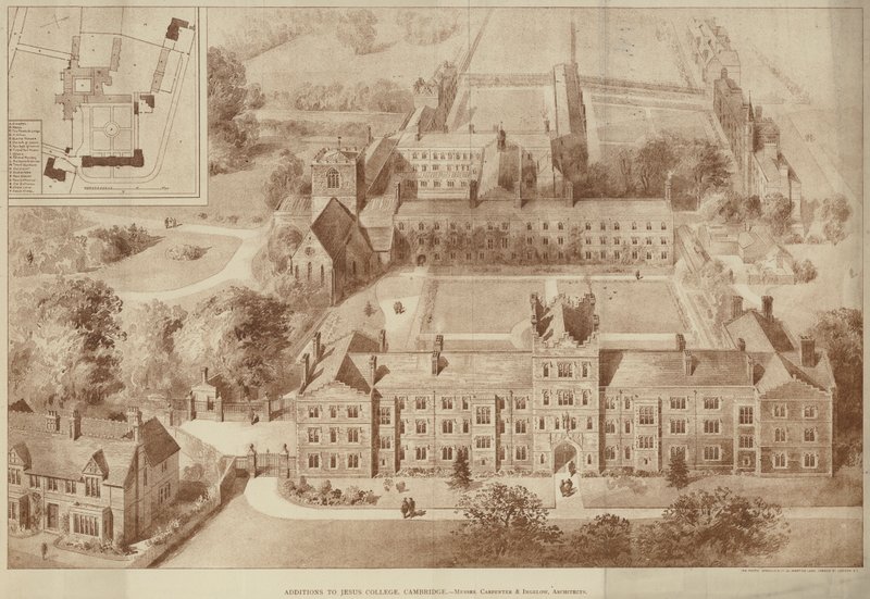 Additions to Jesus College, Cambridge by English School