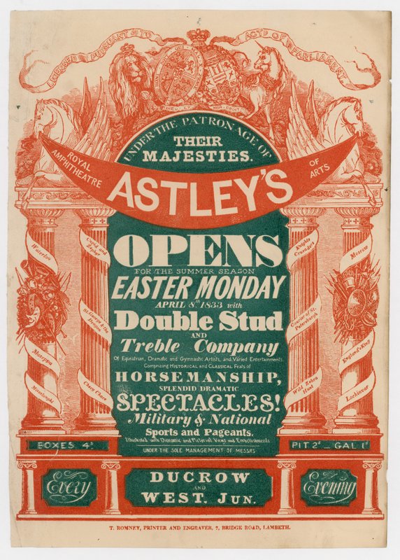 Advertisement for Astley