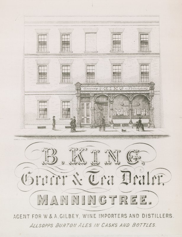 Advertisement for B King by English School