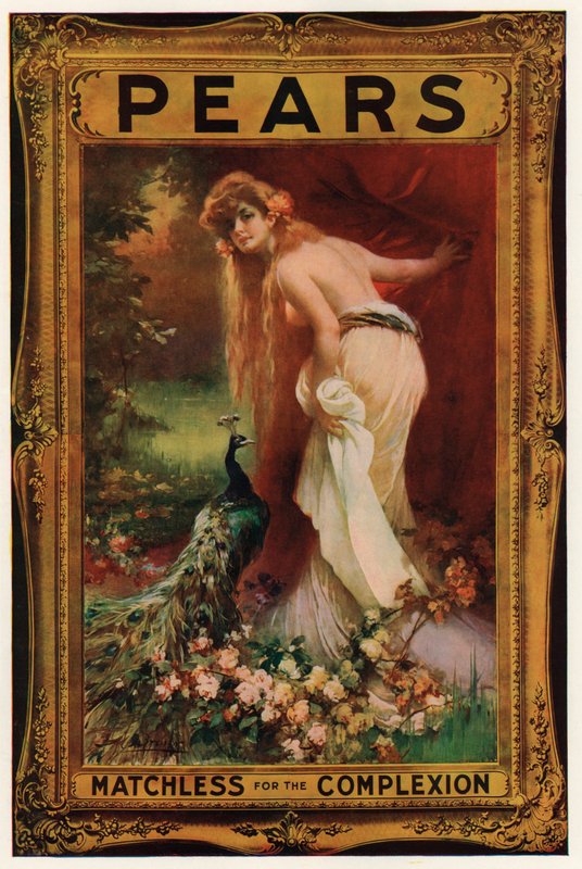 Advertisement for Pears Soap, Matchless for the Complexion by English School