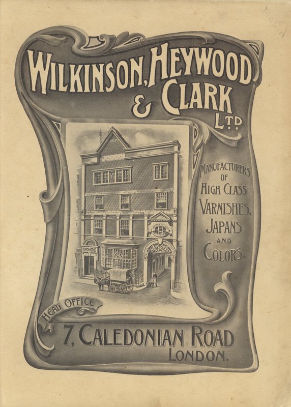 Advertisement for Wilkinson, Heywood & Clark Ltd by English School