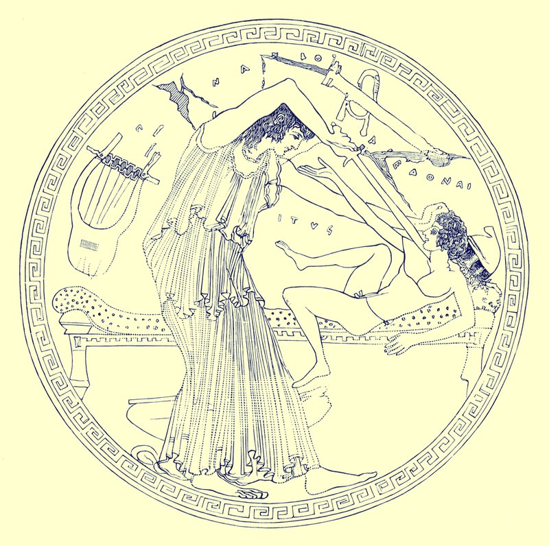 Aedon slays Itys, illustration from 