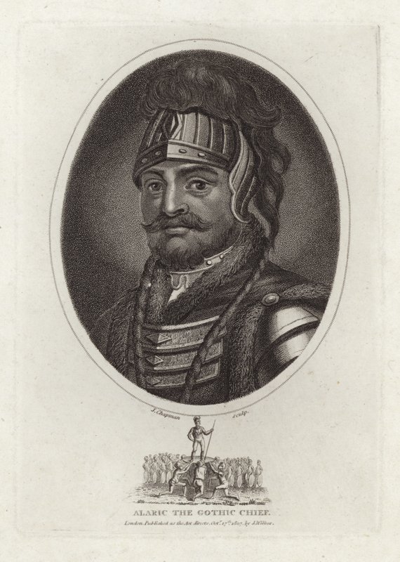 Alaric the Gothic Chief by English School