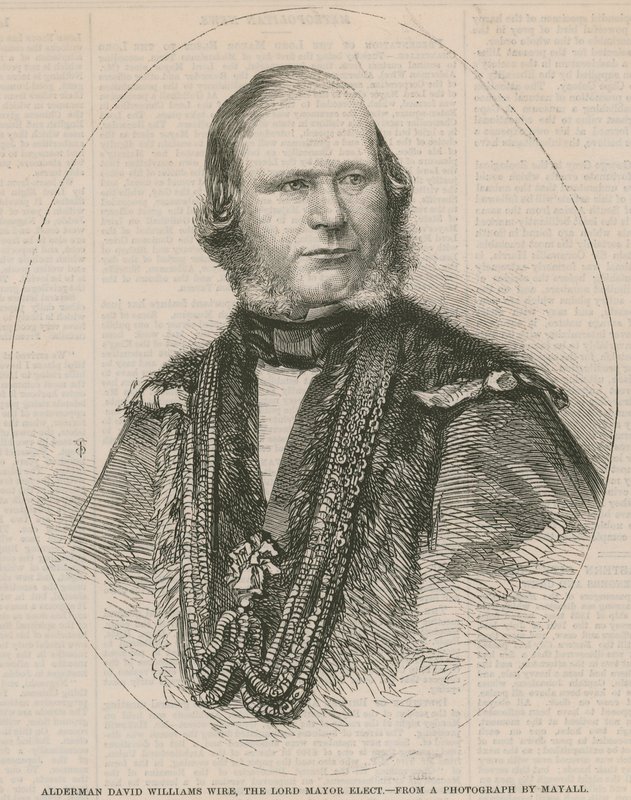 Alderman David Williams Wire, the Lord Mayor Elect by English School