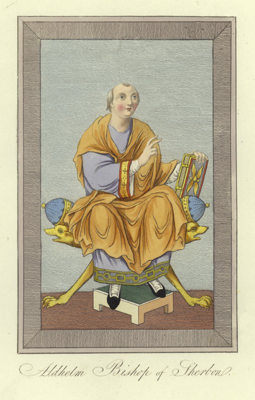 Aldhelm, Bishop of Sherborne by English School