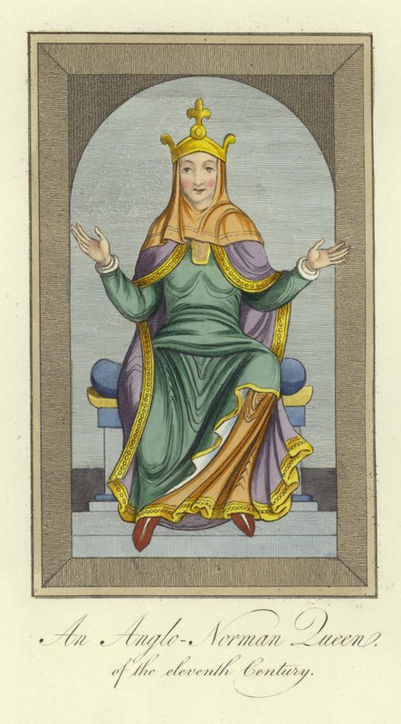 An Anglo-Norman queen of the 11th Century by English School